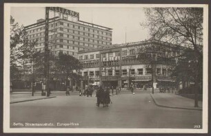 Ansichtskarte Berlin, Stresemannstraße, Europa-Haus
