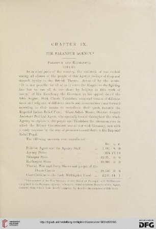 Chapter IX – The Palanpur agency