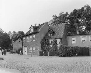 Wurzen. Wohnhaus, Färbergasse 1. Straßenansicht