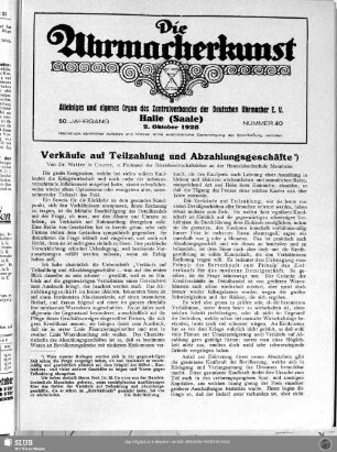 Verkäufe auf Teilzahlung und Abzahlungsgeschäfte