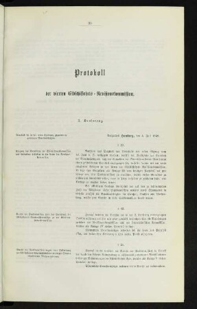 Protokoll der vierten Elbschiffahrts-Revisionskommission. 3. Konferenz.