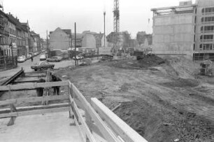 Studentenwohnheim für 210 Personen an der Ecke Waldhornstraße und Zähringerstraße. Neubau
