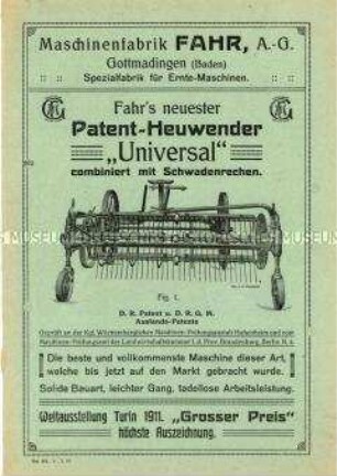Heuwender "Universal"