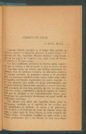 Crimen de amor