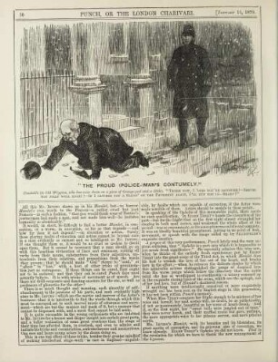 "The proud (police-) man's contumenly"