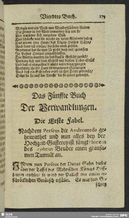 Das Fünffte Buch Der Verwandlungen