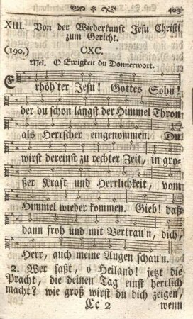 XIII. Von der Wiederkunft Jesu Christi zum Gericht.