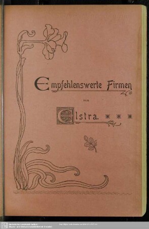 Anzeigen : Empfehlenswerte Firmen von Elstra