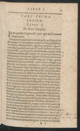 Caput I. De Voce Simplici.