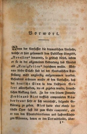 Dramatische Novellen, 1. Gellert