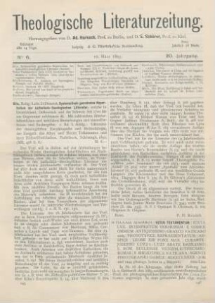 146-150 [Rezension] Vetus Testamentum