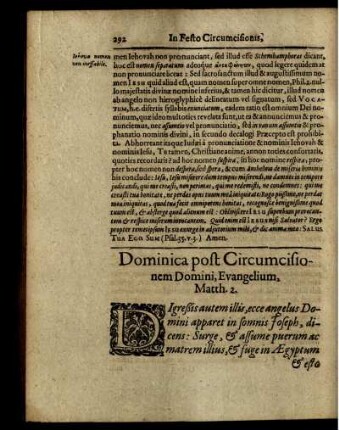 Dominica post Circumcisionem Domini