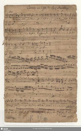 Rec[itativo]: Schweigt stille