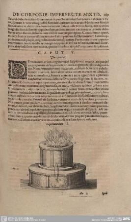 Caput V. De ventis.