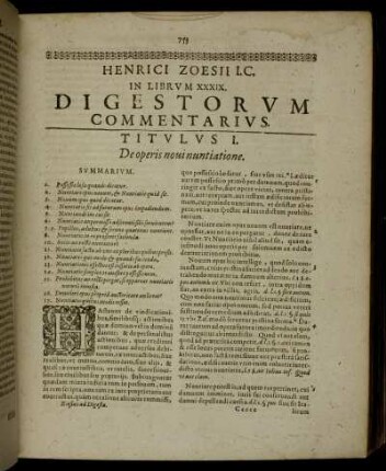 In Librum XXXIX.