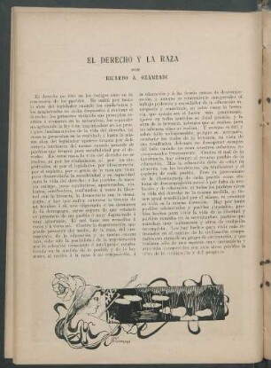El derecho y la raza.