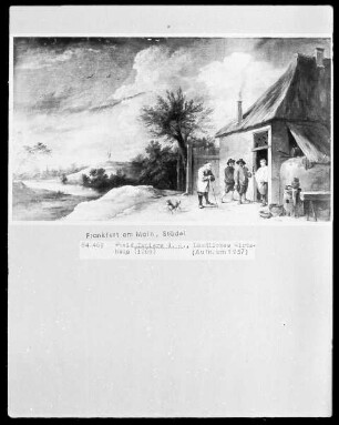 Landschaft mit Wirtshaus