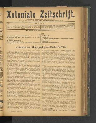 Nr. 23. Berlin, 7. Juni 1912. 13. Jahrgang.