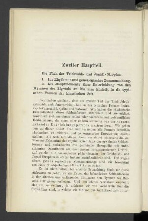 Zweiter Hauptteil