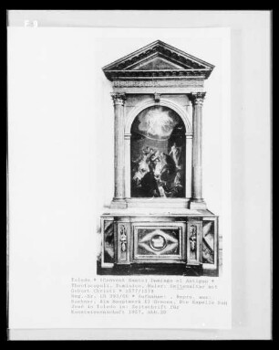 Seitenaltar mit Geburt Christi