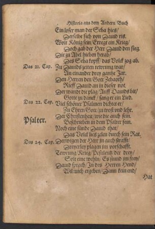 Psalter.