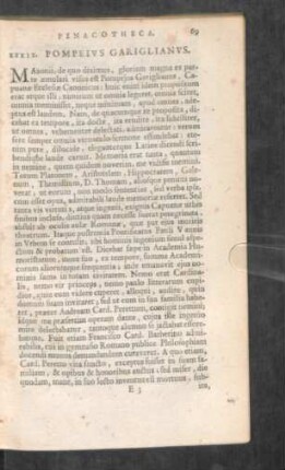 XXXIX. Pompeius Gariglianus.