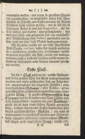 Erste Claß.