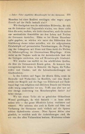 Ueber angebliche Menschenopfer bei den Germanen