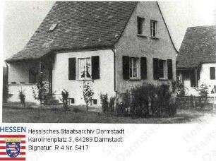 Langen, NS-Siedlung / Siedlungshaus, Außenansicht