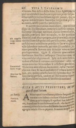 Vita S. Aviti Presbyteri ...