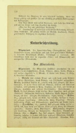 Naturbeschreibung
