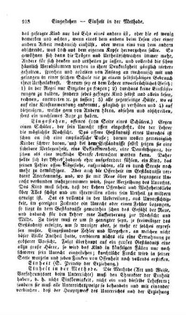 Einheit, (S. Princip der Erziehung)