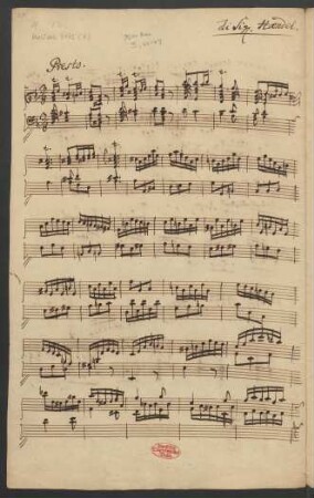 Suiten; Auszüge; cemb; d-Moll; HWV 428/6