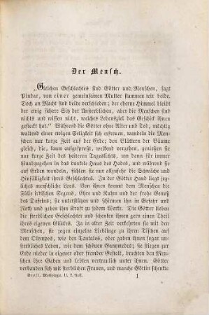 Die Götter und Heroen des classischen Alterthums : populäre Mythologie der Griechen und Römer, 2. Die Heroen