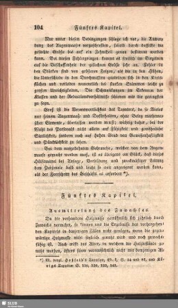 Fünftes Kapitel. Ausmittelung des Zuwachses