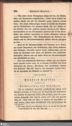 Fünftes Kapitel. Ausmittelung des Zuwachses
