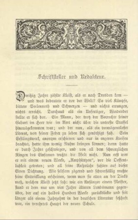 Schriftsteller und Redakteur
