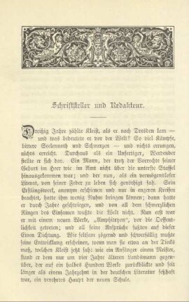 Schriftsteller und Redakteur