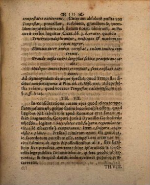 Disputatio Inauguralis Iuridica De Eo Quod Iustum Est Circa Tempestates : = Von Sturm, Donner- und Ungewittern