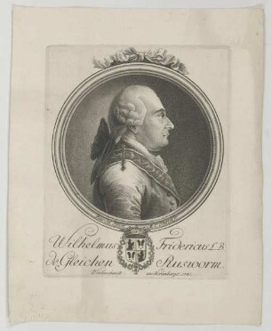 Bildnis des Wilhelmus Fridericus de Gleichen Rusworm
