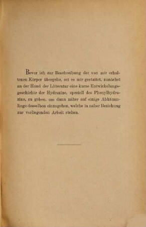 Beitrag zur Kenntnis des p.-Tolylhydrazins