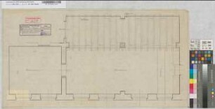 Bahnhof Essen-Altenessen: Umbau des Warteraumes: Grundriß, M. 1:20 Hge, Sknr.: 1, Fanr.: 9, Bunr.: 19