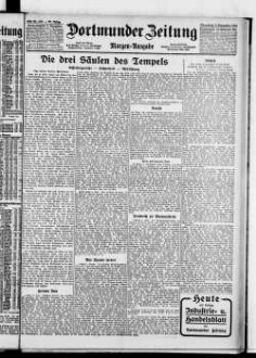 Dortmunder Zeitung. 1874-1939