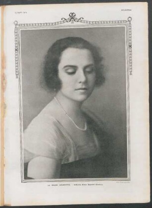 La mujer argentina. : Señorita Elena Espeche Giménez.