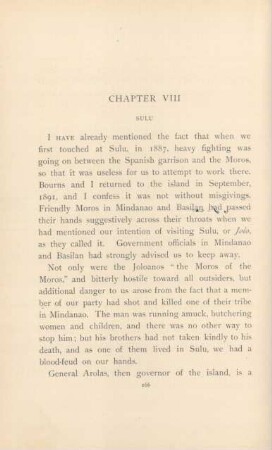 Chapter VIII. Sulu