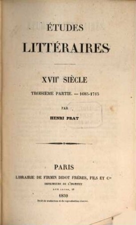 Etudes littéraires, 6,3