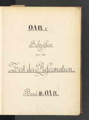 OAIX, Kirchengeschichte, Allgemeine Kirchengeschichte, Schriften aus der Zeit der Reformation III, No. 1116-1988: Realkatalog der Stadtbibliothek zu Hamburg