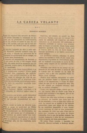 La cabeza volante