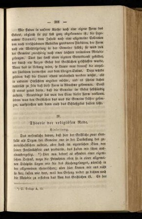 IV. Theorie der religiösen Rede