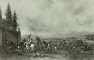Die Abfahrt zur Jagd : Abfahrt zur Jagd, 17. Jh.